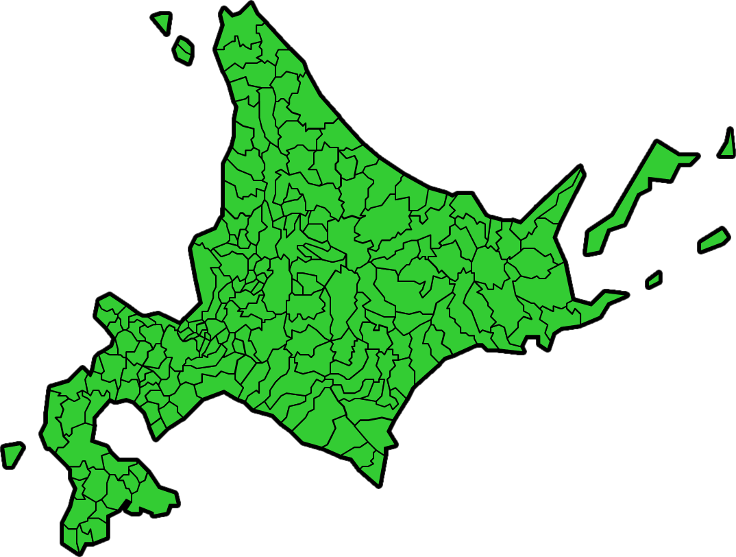 北海道のカラーバリエーション地図画像1