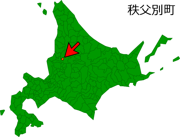 北海道秩父別町の場所を示す画像
