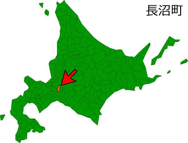 北海道長沼町の場所を示す画像