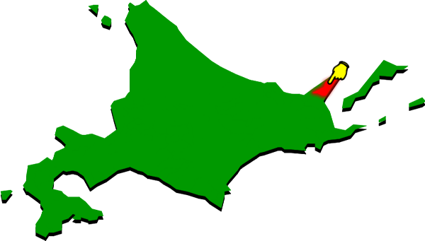 羅臼町の場所を示す画像2