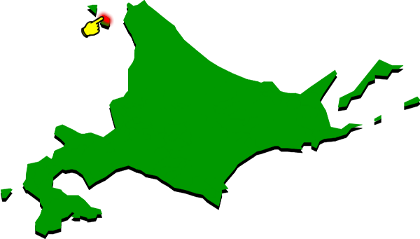 利尻富士町の場所を示す画像2