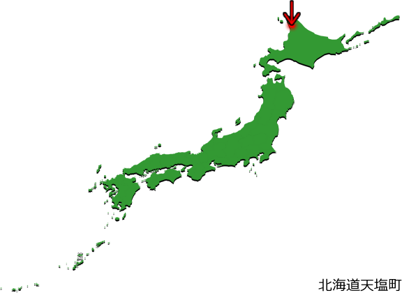 天塩町の場所を示す画像3