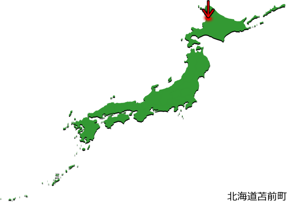 苫前町の場所を示す画像3