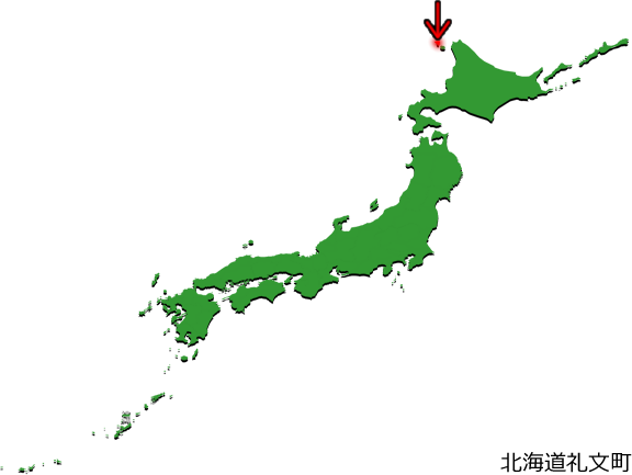 礼文町の場所を示す画像3