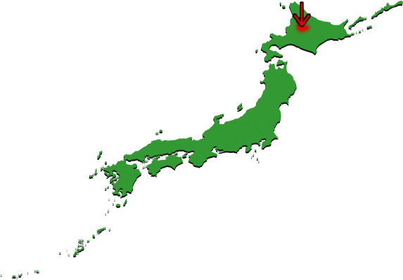 旭川市の場所を示す画像4