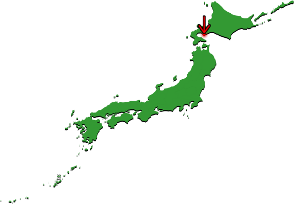 室蘭市の場所を示す画像4