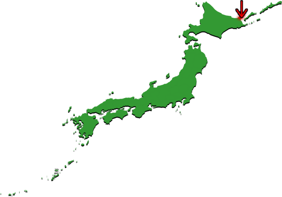 羅臼町の場所を示す画像4