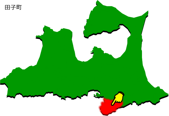 田子町の場所を示す画像1