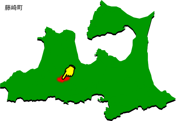 藤崎町の場所を示す画像1