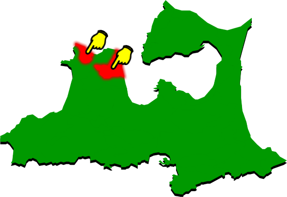 外ヶ浜町の場所を示す画像2