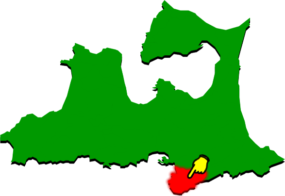 田子町の場所を示す画像2