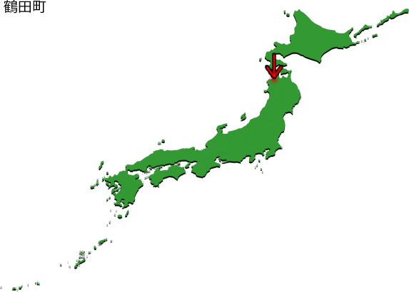 鶴田町の場所を示す画像3