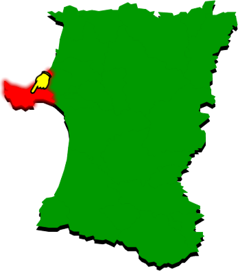 男鹿市の場所を示す画像2