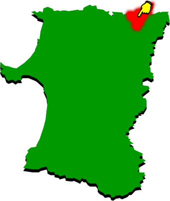 小坂町の場所を示す画像2