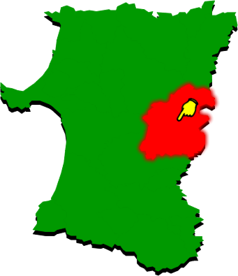 仙北市の場所を示す画像2