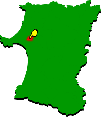 八郎潟町の場所を示す画像2