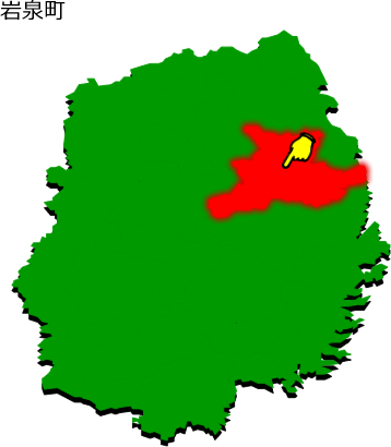 岩泉町の場所を示す画像1