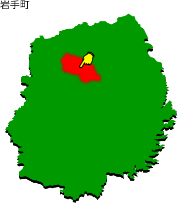 岩手町の場所を示す画像1