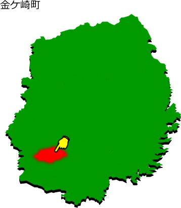 金ケ崎町の場所を示す画像1
