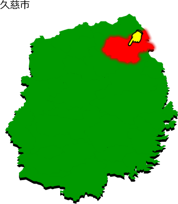 久慈市の場所を示す画像1