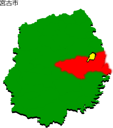 宮古市の場所を示す画像1