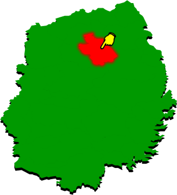 葛巻町の場所を示す画像2