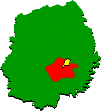 遠野市の場所を示す画像2