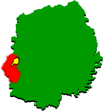 西和賀町の場所を示す画像2