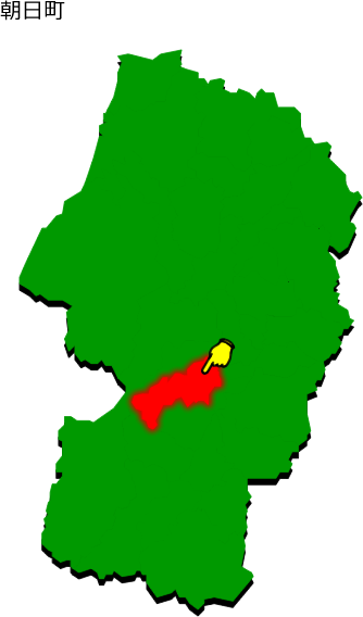 朝日町の場所を示す画像1