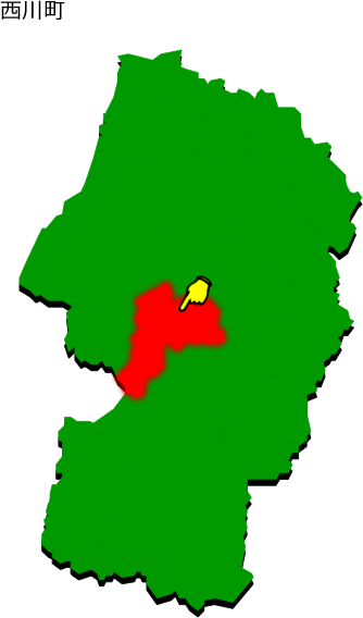 西川町の場所を示す画像1