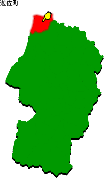 遊佐町の場所を示す画像1