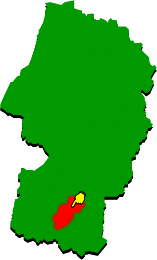 川西町の場所を示す画像2