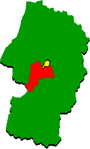 西川町の場所を示す画像2