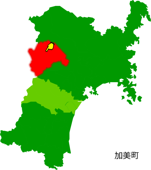 加美町の場所を示す画像1