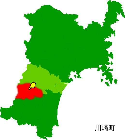 川崎町の場所を示す画像1