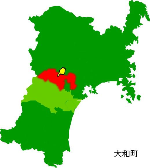大和町の場所を示す画像1