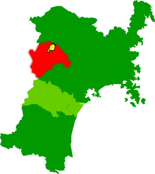 加美町の場所を示す画像2