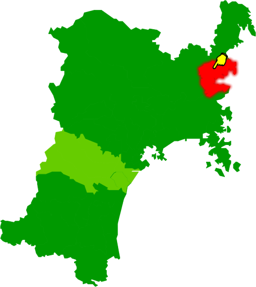 南三陸町の場所を示す画像2