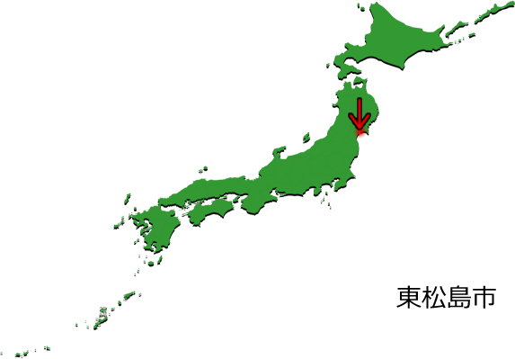 東松島市の場所を示す画像3