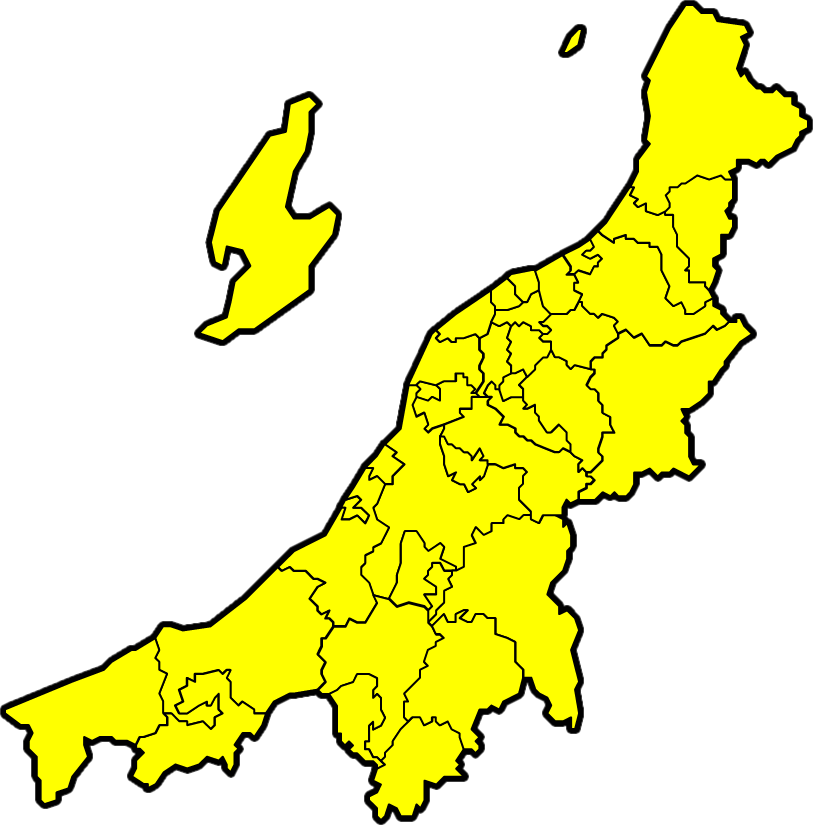 新潟県のカラーバリエーション地図画像2