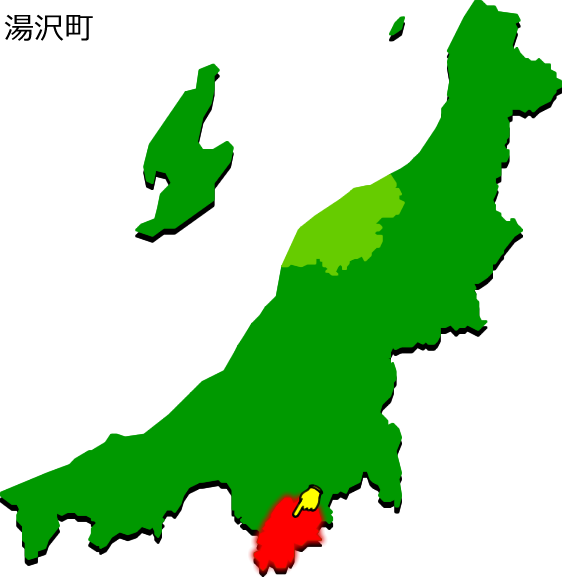 湯沢町の場所を示す画像1