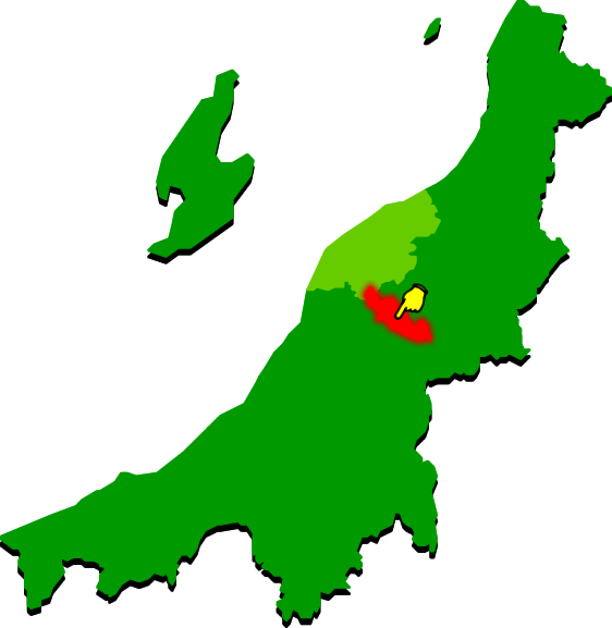 加茂市の場所を示す画像2