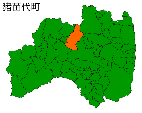 福島県猪苗代町の場所を示す画像