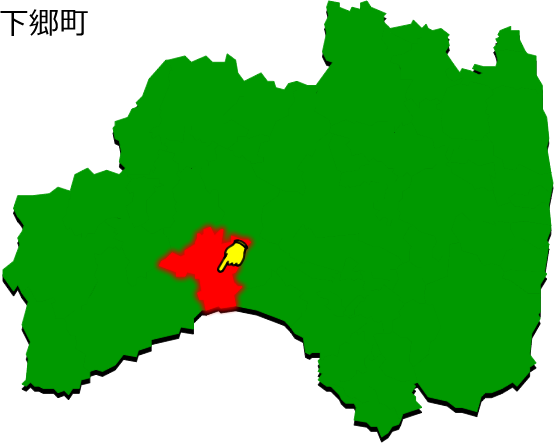 下郷町の場所を示す画像1