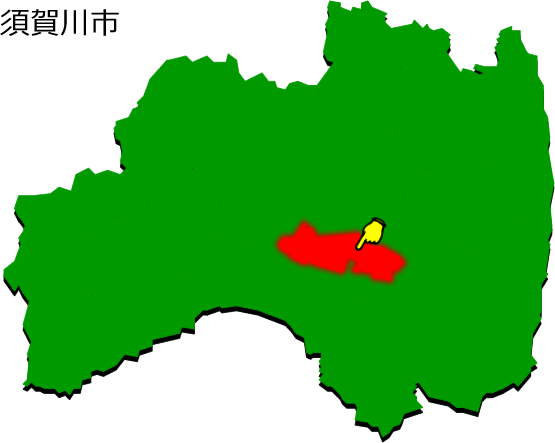 須賀川市の場所を示す画像1