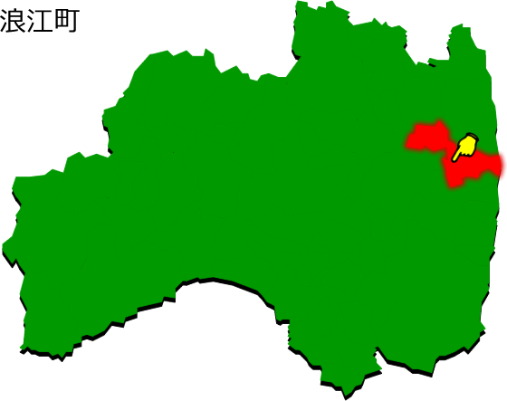 浪江町の場所を示す画像1