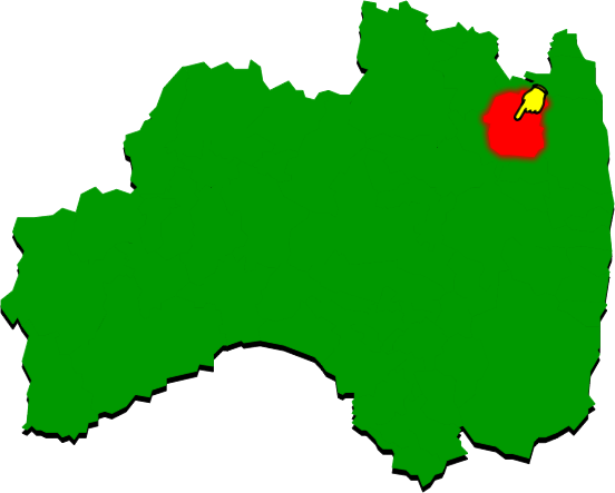 飯舘村の場所を示す画像2