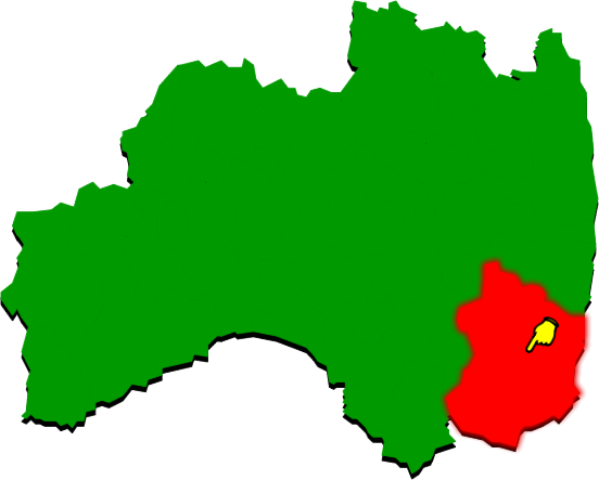 いわき市の場所を示す画像2