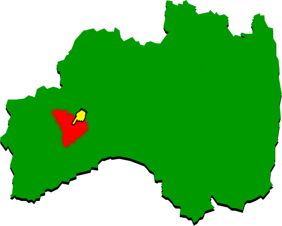 昭和村の場所を示す画像2