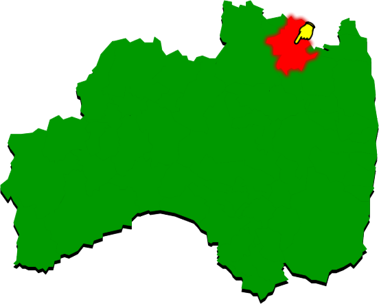 伊達市の場所を示す画像2